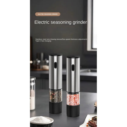 Christmas Stocking Stuffers 1pc/2pcs Electric Salt Pepper Grinder