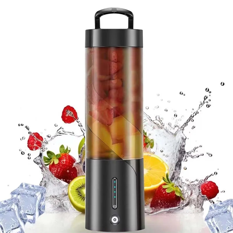 Personal Electric Mini Ice Bottle Blender Home USB 6 Blade