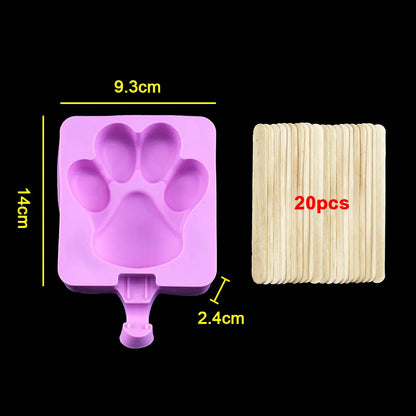 Silicone World DIY Ice Cream Silicone Molds Handheld