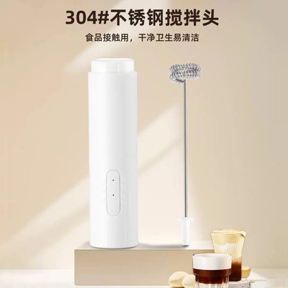 hot Electric Milk Frother Portable Egg Beater Hand Held Coffee Whisk Foam