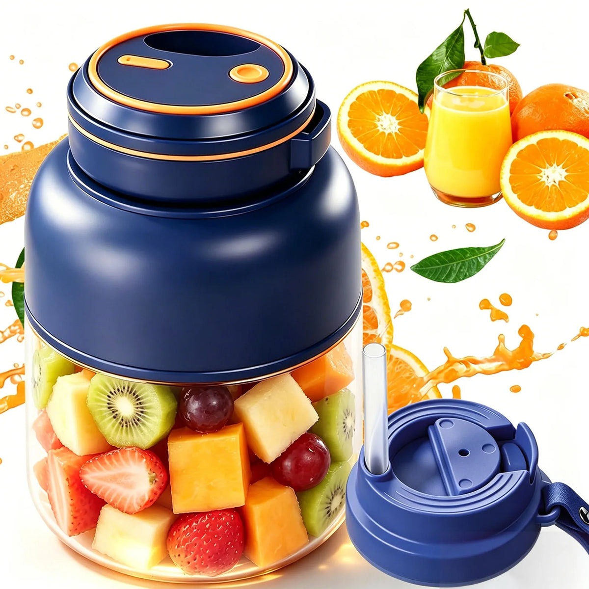 1300ML Portable Electric Juicer Blender for Home