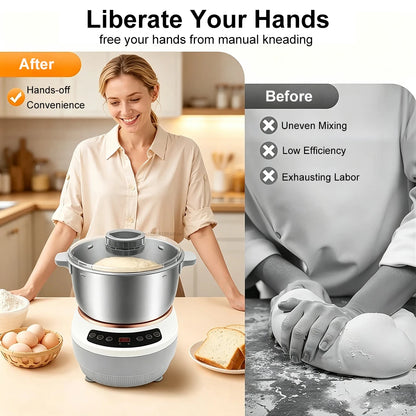 Dough Maker 7L Dough Kneading Machine for Pizza & Bread Dough
