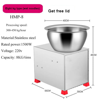 Fully Automatic Household Dough Mixer Stainless Steel Stuffing Machine
