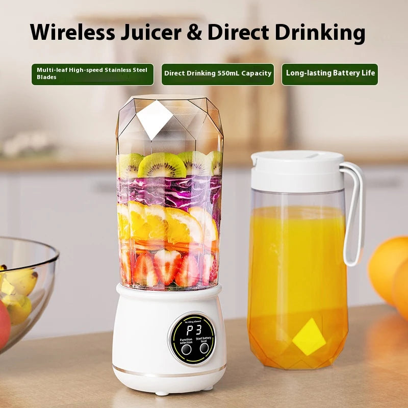 Portable juicer cup, 500ML Portable juicer, Multifunctional