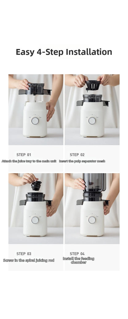 Large-Caliber Juicer Automatic Juicer Low-Speed Slag Juice