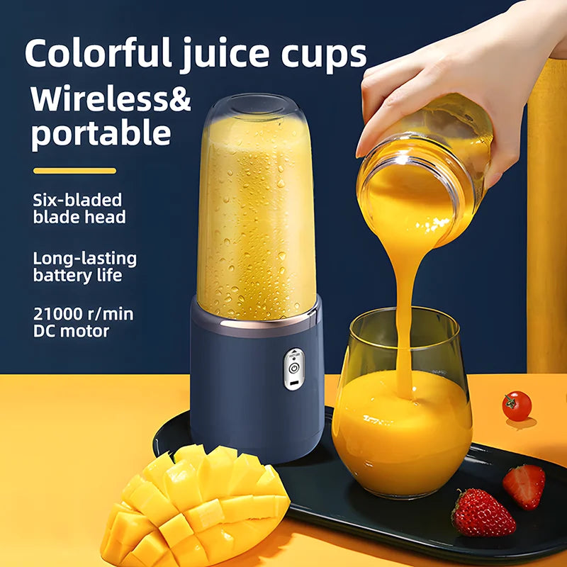 Multi-functional portable fruit juicer