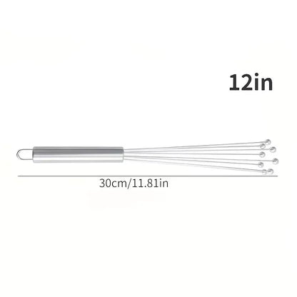 Stainless Steel Ball Whisk Set Manual Mixer