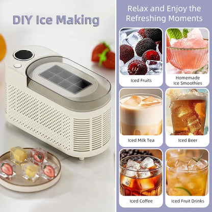 Machine 8 Ice Cubes Ready in 15 Mins For Home/Kitchen/Camping/