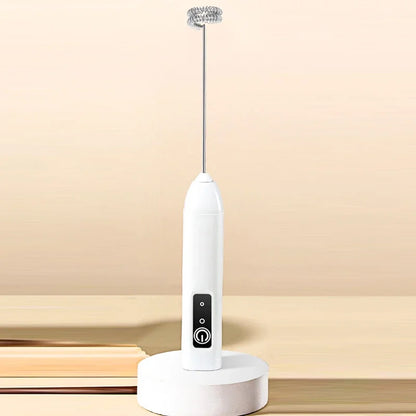 Wireless Electric Milk Frother Handheld Egg Beater