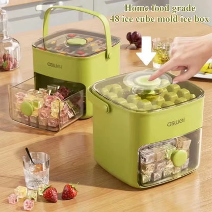 Double Layer Design Essential For Making Homemade Ice For Desserts And Beverages