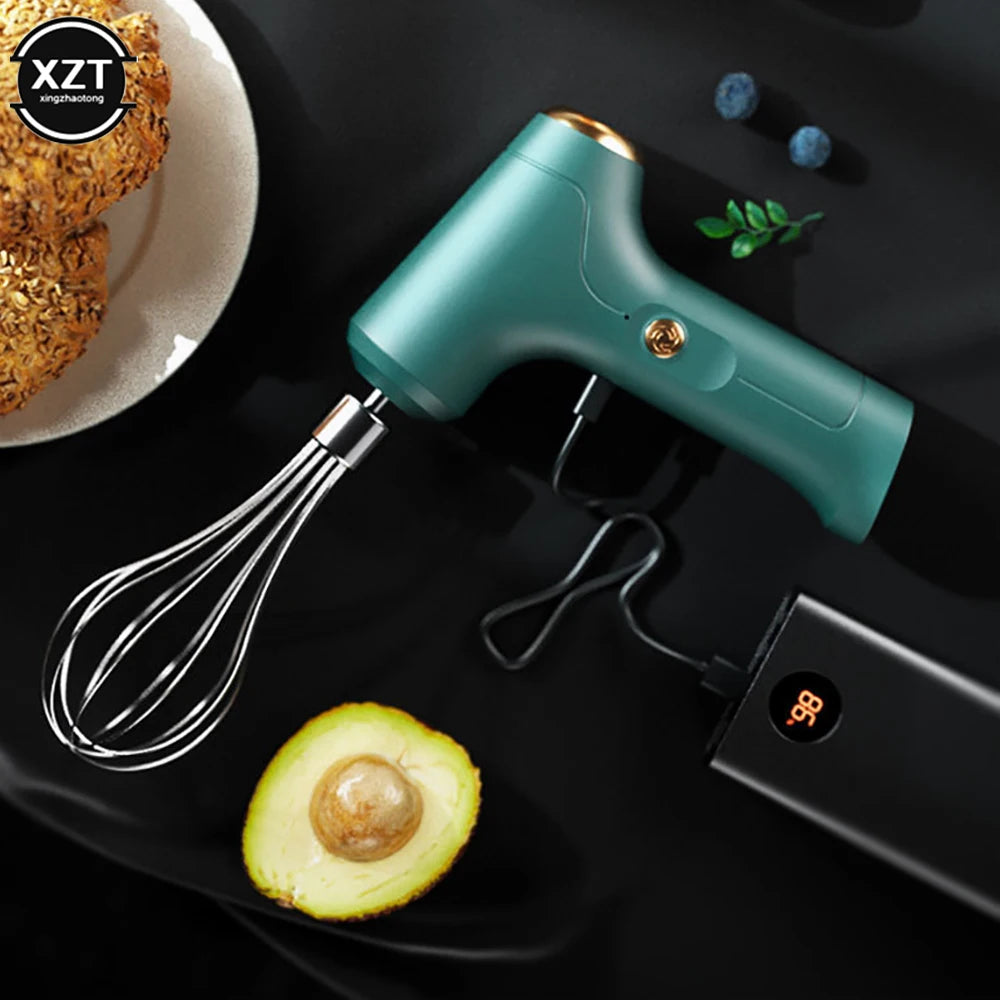 USB Wireless Electric Whisk Cake Baking Cream Whisk
