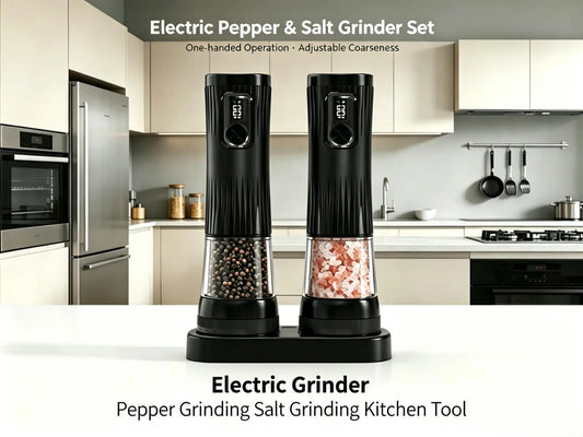 USB Rechargeable Electric Salt and Pepper Grinder