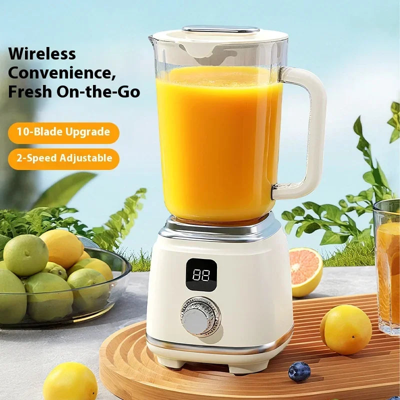 New Home Blender 10 Blades 3000mAH Multifunctional Juicer