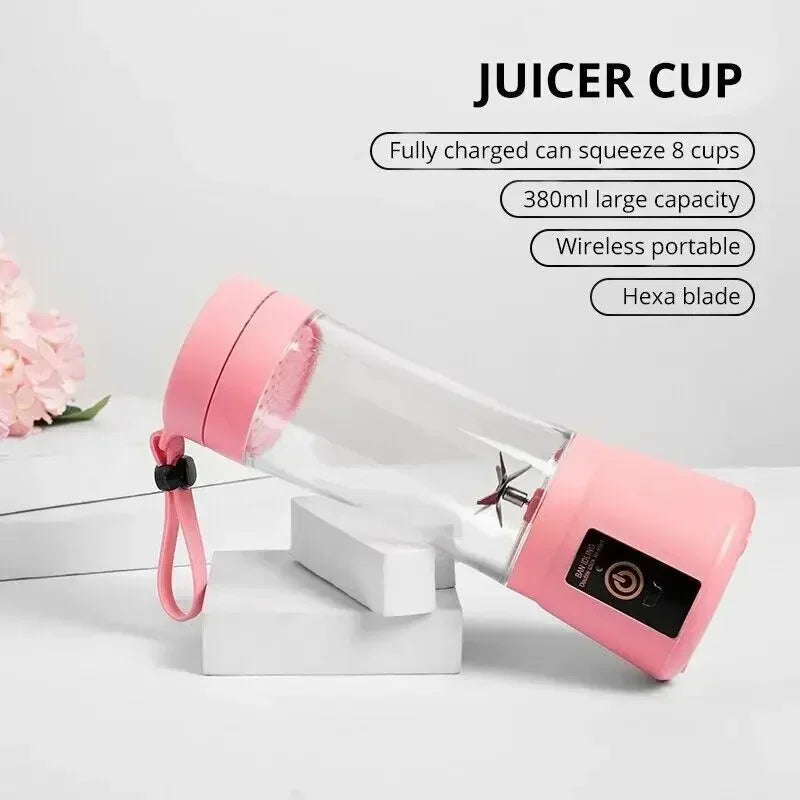 Portable Mini Electric Juicer USB Charging Smoothie Milkshake