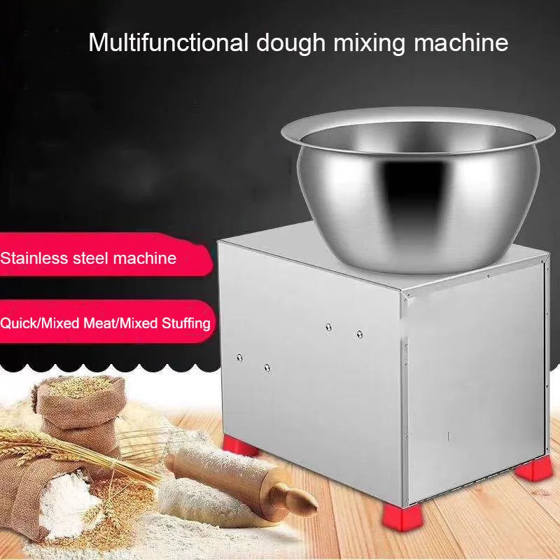 Fully Automatic Household Dough Mixer Stainless Steel Stuffing Machine