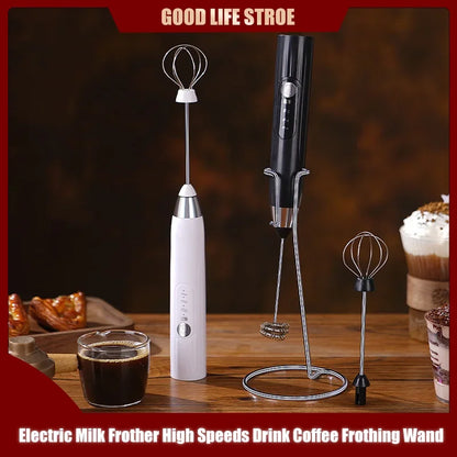 High Quality Electric Milk Frother Foam Maker Handheld