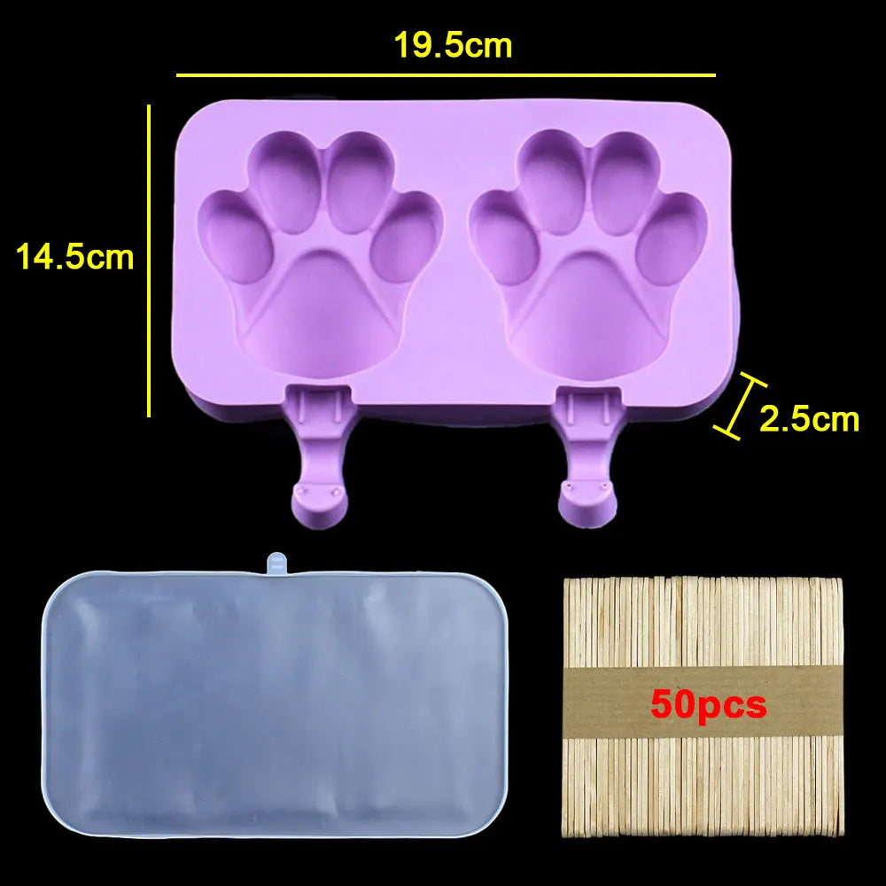 Silicone World DIY Ice Cream Silicone Molds Handheld