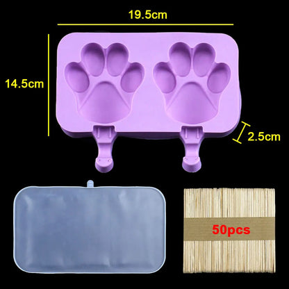 Silicone World DIY Ice Cream Silicone Molds Handheld