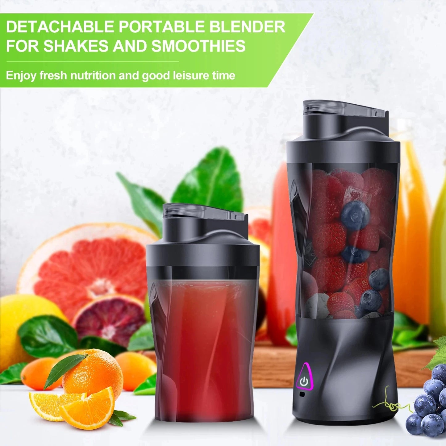 Electric Portable Juicer Fresh Fruit Mixer Multifunctional USB