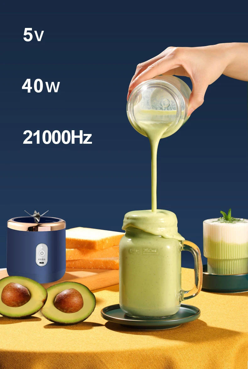 New Portable USB Fresh Fruit Juice Blender Mini Mixer