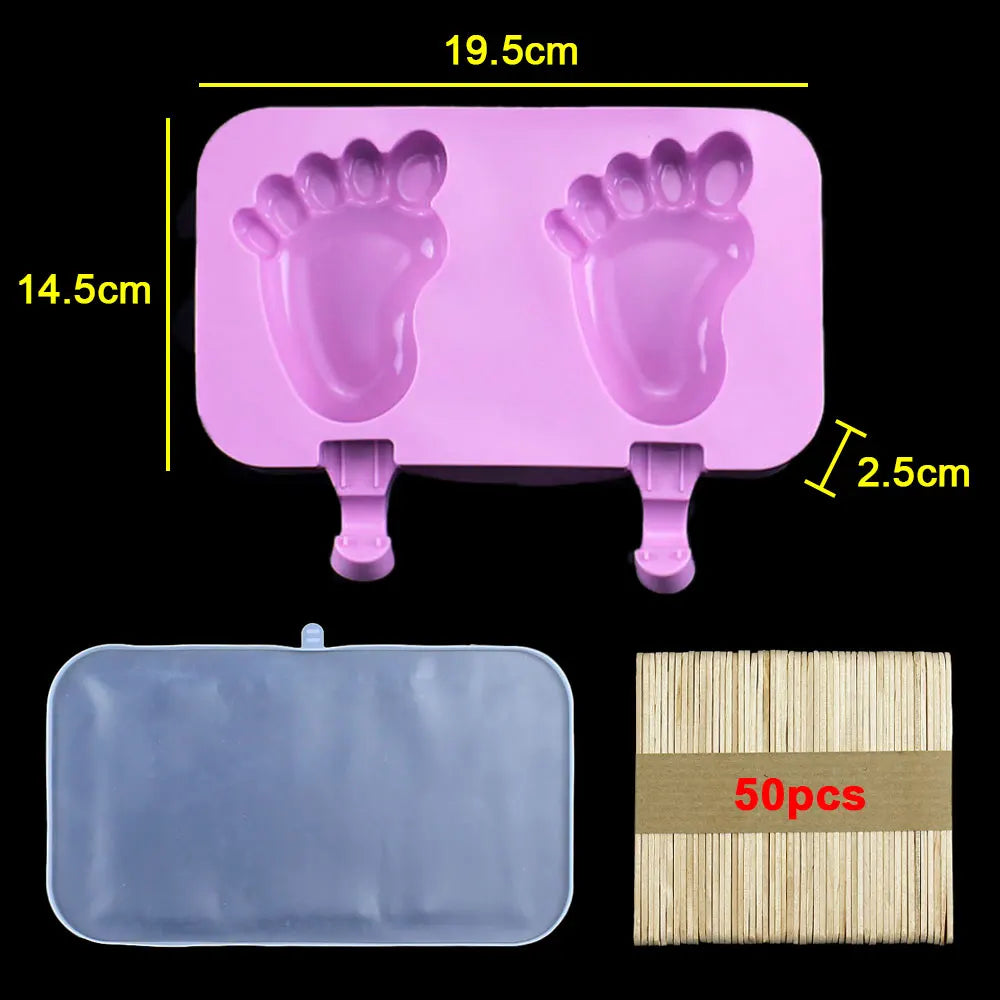 Silicone World DIY Ice Cream Silicone Molds Handheld