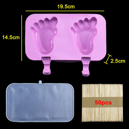 Silicone World DIY Ice Cream Silicone Molds Handheld