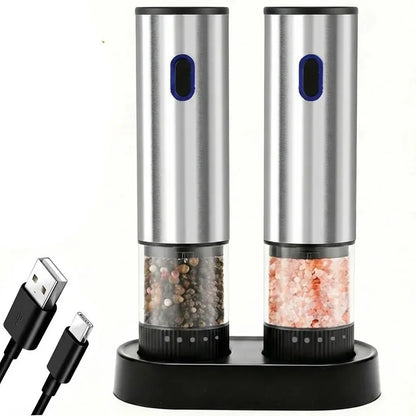 Christmas Stocking Stuffers 1pc/2pcs Electric Salt Pepper Grinder