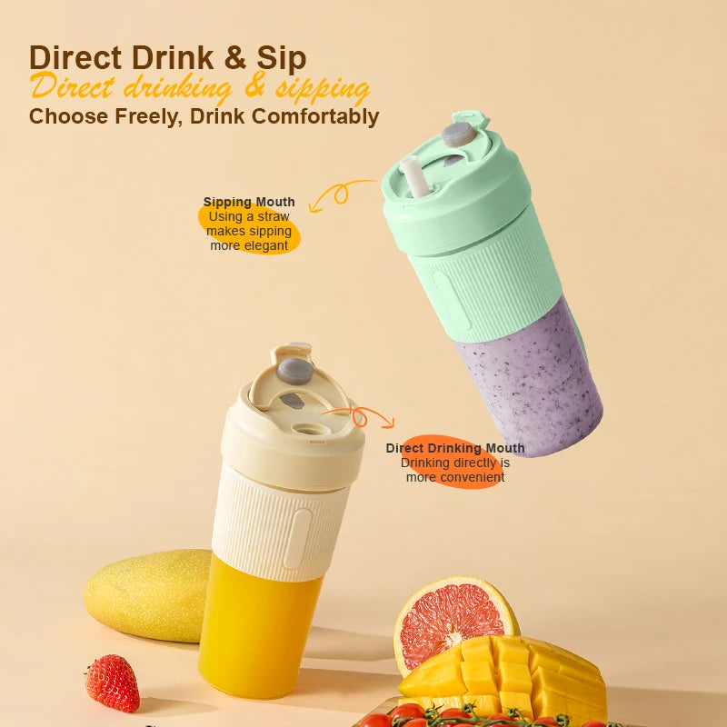 Portable Electric Juice Cup, Mini Personal Blender