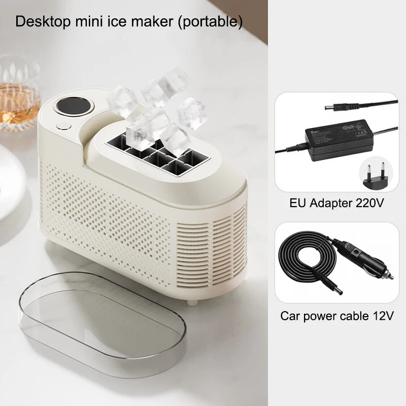 Camping 12V Car Cube Ice Automatic Ice Making Box Ice Machine