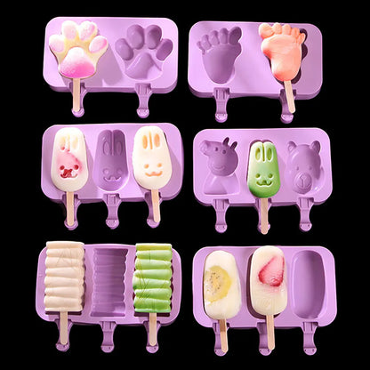 Silicone World DIY Ice Cream Silicone Molds Handheld
