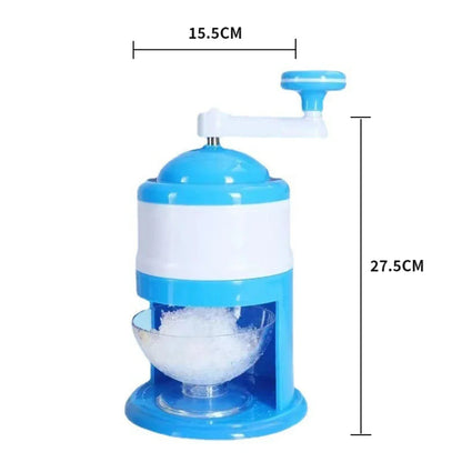 Ice Shaver Snow Cone Hand Crank Ice Crusher Portable Ice Machine