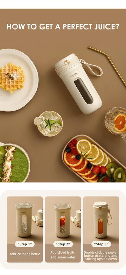 Portable Blender Electric Juicer Machine Mini Juice Maker
