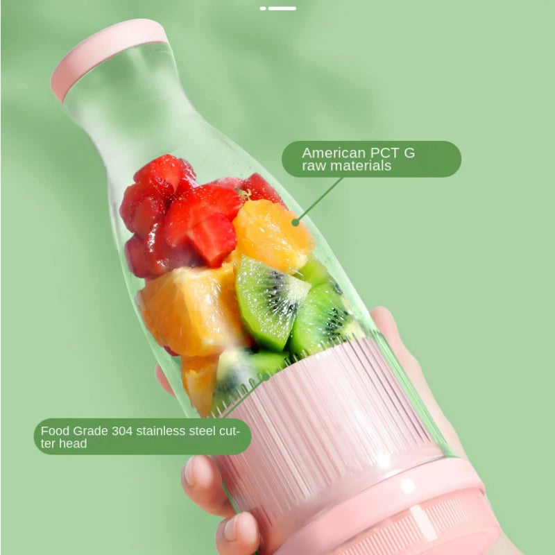 Electric Orange Juicer Bottle Portable Juicer Blender