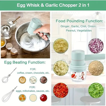 1pc Egg Beater Automatic Cake Baking, USB Rechargeable
