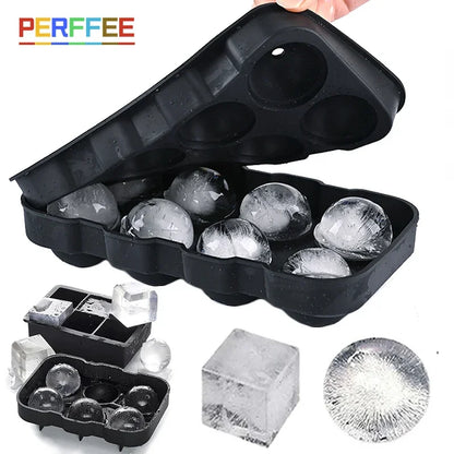 Ice Cube Tray Silicone Ice Ball Freezer Mold Square Ice Cube Maker