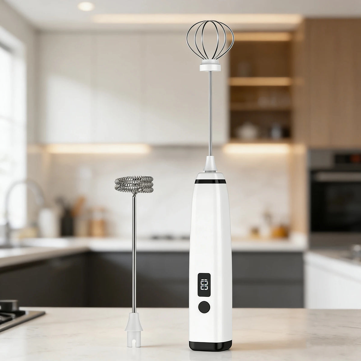 Cordless Handheld Milk Frother for Camping Coffee Frother