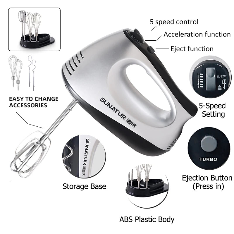 3 in 1 Mixer Kitchen Appliances Machine Mixer for Baking