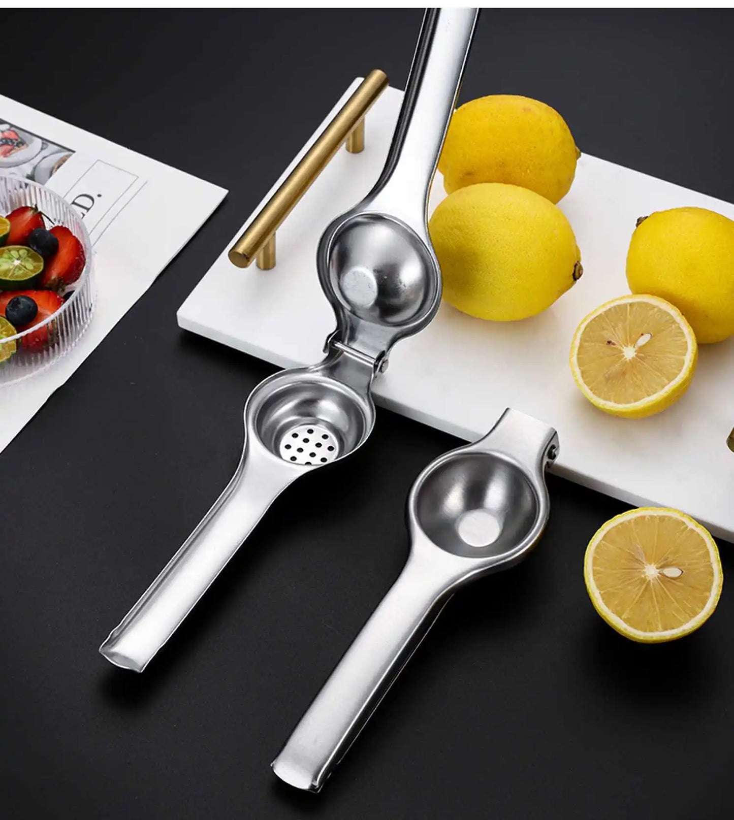 Lemon Squeezer Stainless Steel Manual Juicer Processor