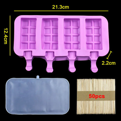 Silicone World DIY Ice Cream Silicone Molds Handheld