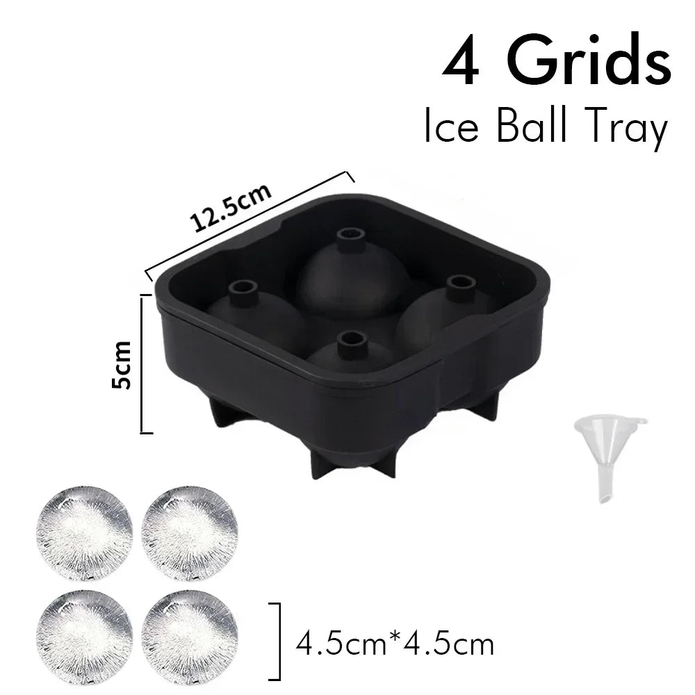 Ice Cube Tray Silicone Ice Ball Freezer Mold Square Ice Cube Maker