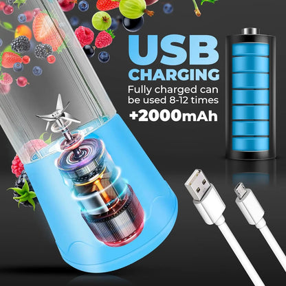 Portable Mini Electric Juicer USB Charging Fruit