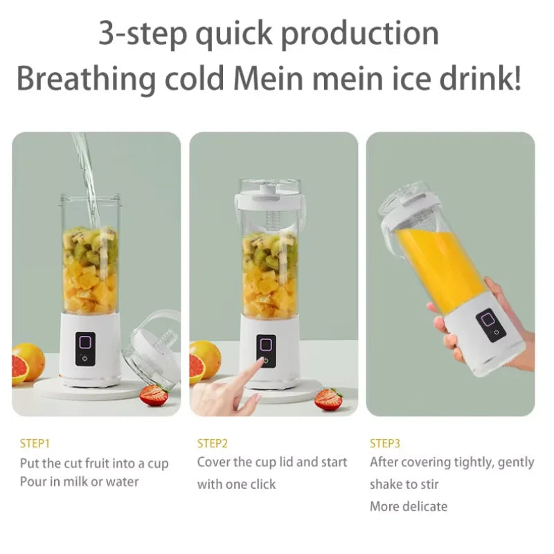 Juice Blender, Small Household Fruit Juice Maker, Dual Function
