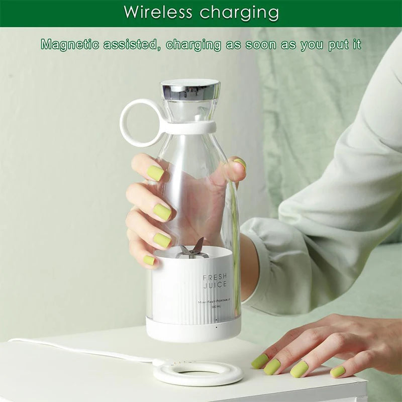 Ready Stock 350ml Portable USB Juicer Cup Mini Blender