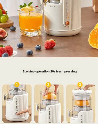 Large-Diameter Orange Juicer Juice And Pulp Separator