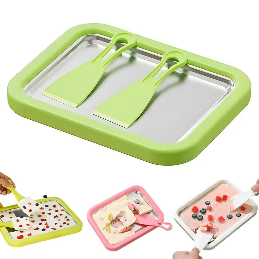 Instant Ice Cream Maker 3-in-1 Frozen Dessert Plate