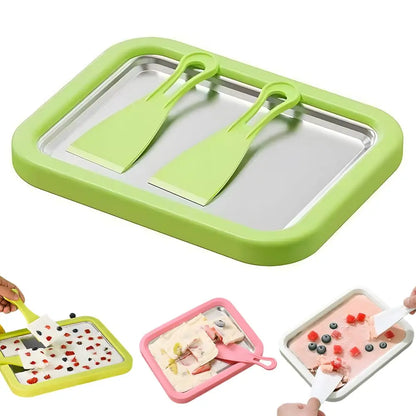 Instant Ice Cream Maker 3-in-1 Frozen Dessert Plate