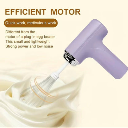 Electric Egg Beater Wireless Electric Food Mixer