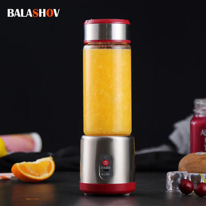 USB Rechargeable Electric Mixer Fruit Orange Milkshake Juice Maker Machine