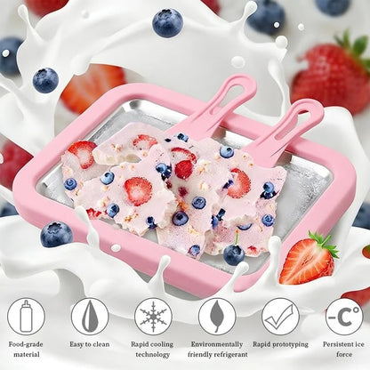 Instant Ice Cream Maker 3-in-1 Frozen Dessert Plate