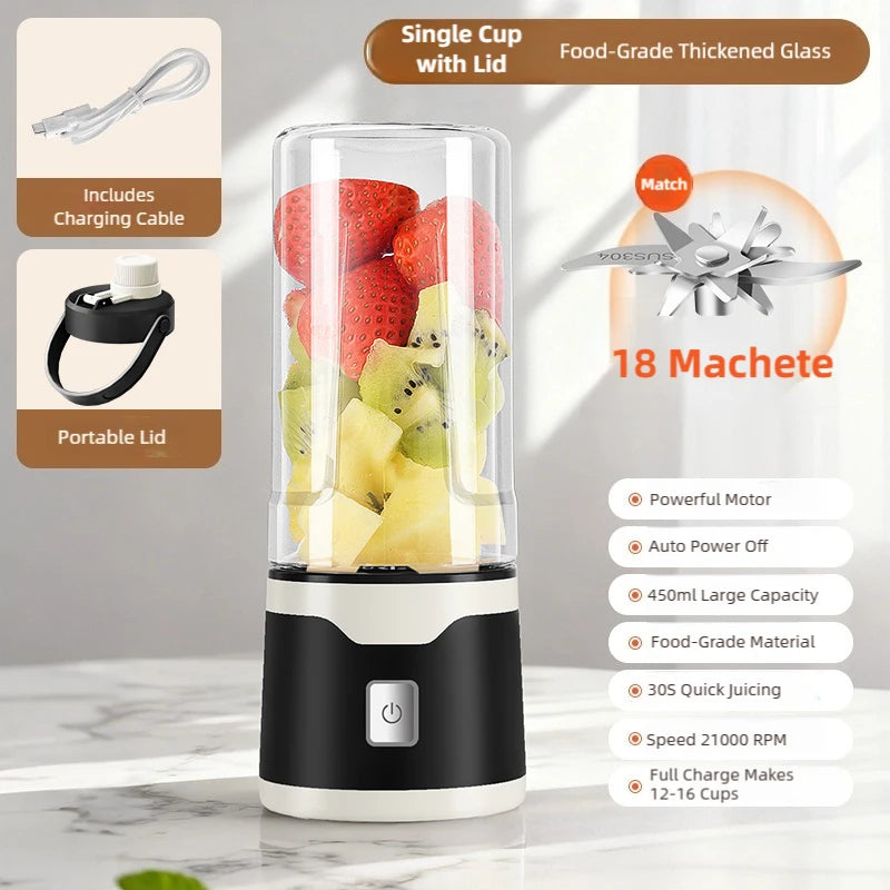 Juicer Blender Suitable for Milkshakes, Juice, and Small Food Processing